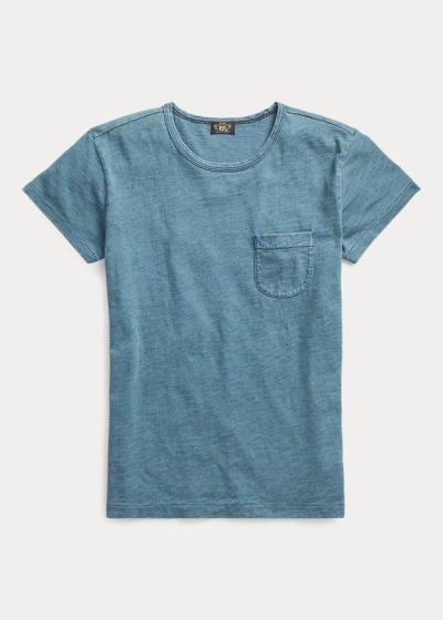 T Shirt Ralph Lauren Algodão Pocket Mulher 40517-QTEG